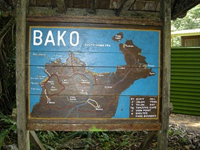 maleisie-bako-national-park-kaart