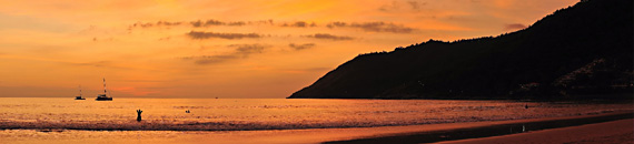 Zonsondergang op Phuket Zonsondergang op Phuket
